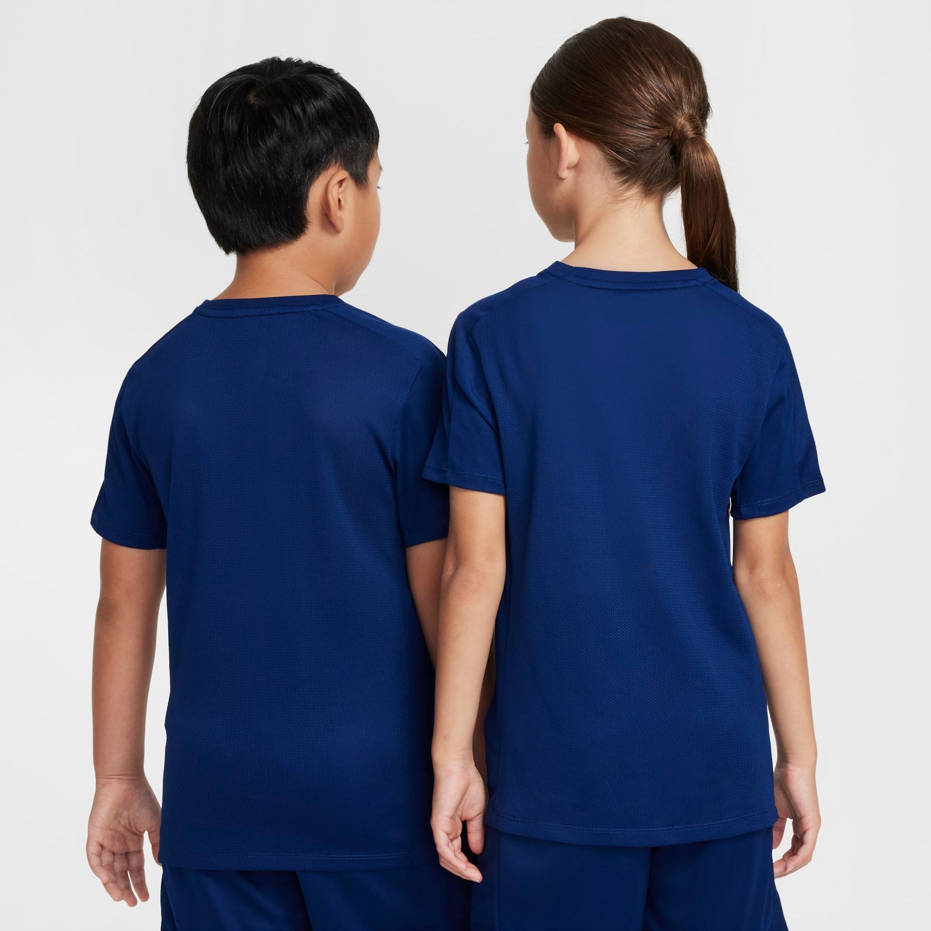 Camiseta Nike Dri-FIT CR7 Academy Infantil Azul