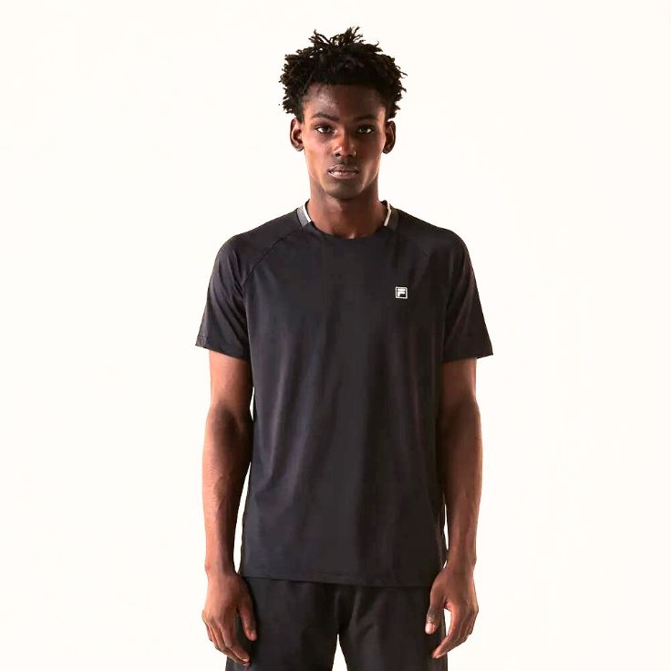 Camiseta Masc. Fila Match Preta
