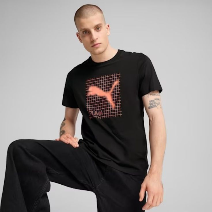 Camiseta Puma Tech Raphic Black