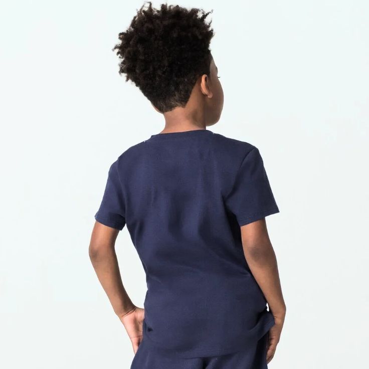 Camiseta Juv. Fila Letter Premium Azul