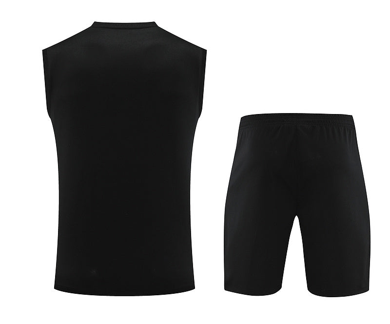 Kit de Treino Regata PSG 2024/25 - Preto | Pronta entrega