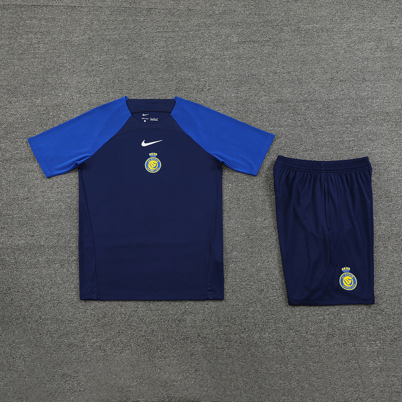 Kit de Treino Al-Nassr 2024/25 - Azul Royal | Pronta entrega