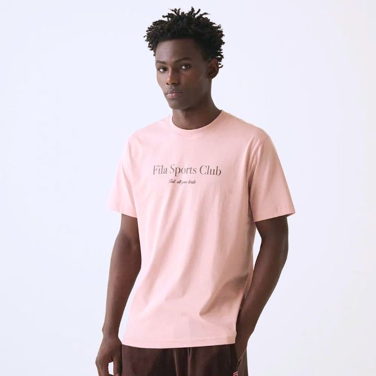 Camiseta Masc. Fila Confort Classic Rose