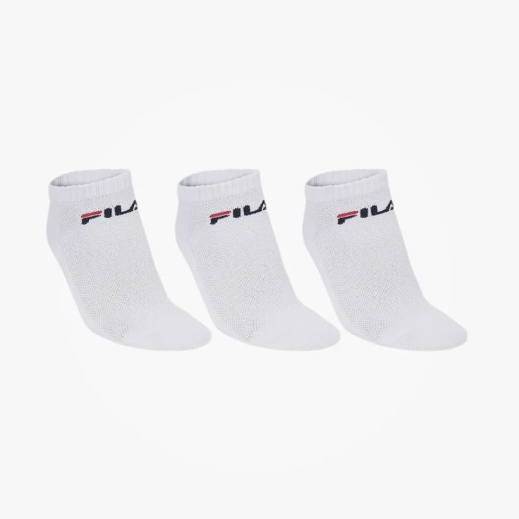 Meia Tripack Unisex Fila Cano Curto Branco