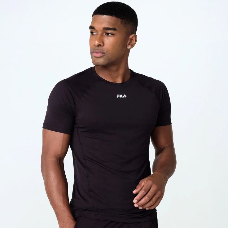 Camiseta Masc. Fila Bio Preta