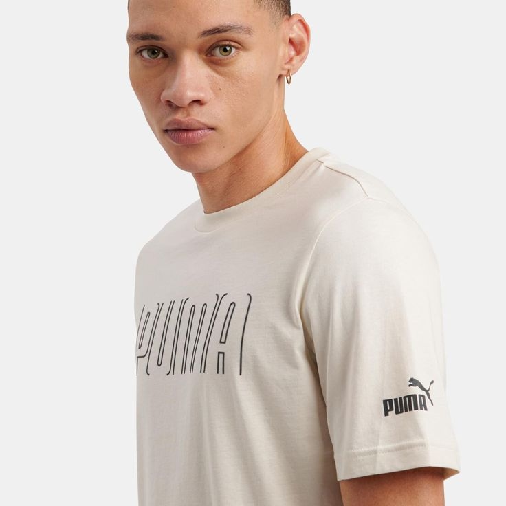 Camisa M/C Puma Sport Graphic Tee Alpine Snow
