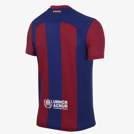 Estoque - Camisa Barcelona I 23/24 Nike - Grená