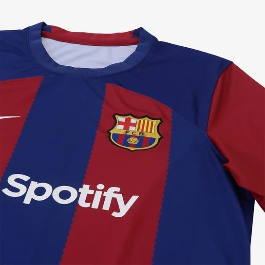 Estoque - Camisa Barcelona I 23/24 Nike - Grená