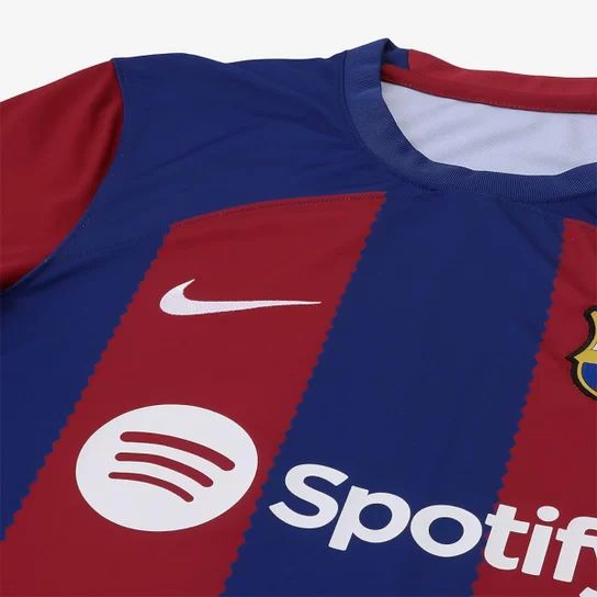 Estoque - Camisa Barcelona I 23/24 Nike - Grená