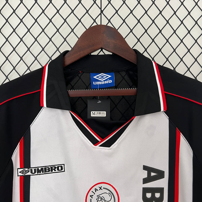 Camisa Ajax Retrô 98/99 Umbro - Branca e Preta