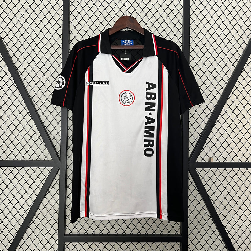 Camisa Ajax Retrô 98/99 Umbro - Branca e Preta