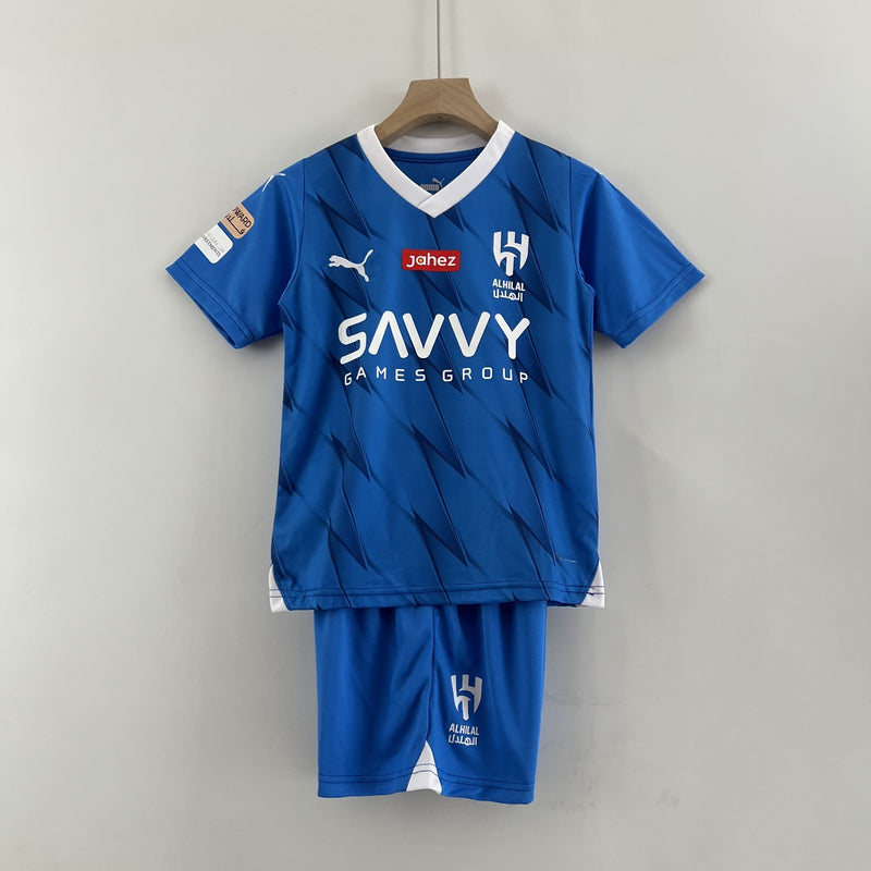 Kit Infantil Al Hilal 23/24 Puma - Azul