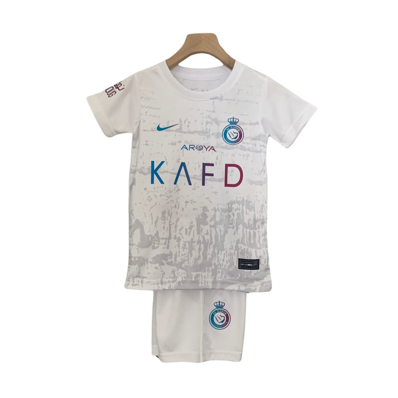 Kit Infantil Al-Nassr III 23/24 Nike - Branco