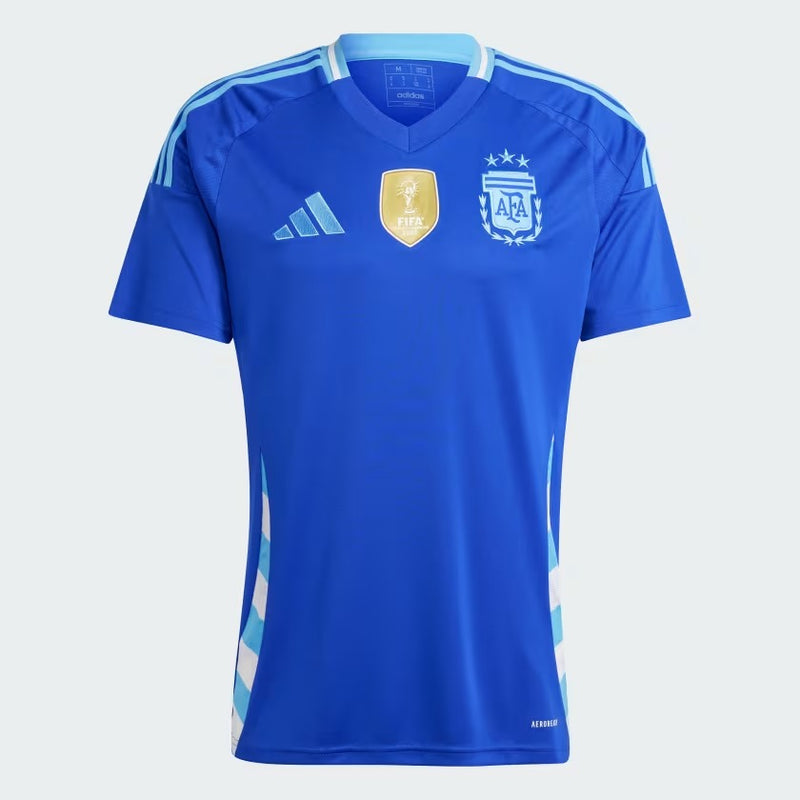 Camisa Argentina II 2024 Adidas - Azul Escura