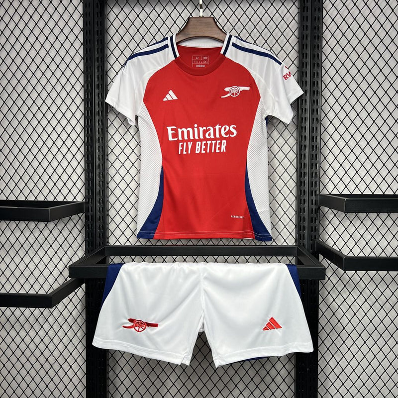 Kit Infantil Arsenal 24/25 Adidas - Vermelho