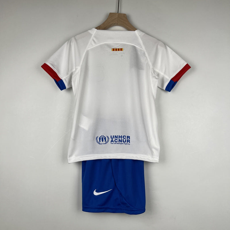 Kit Infantil Barcelona II 23/24 Nike - Branco