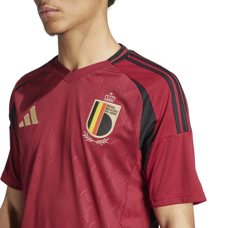 Camisa Bélgica II 24/25 Adidas - Vinho