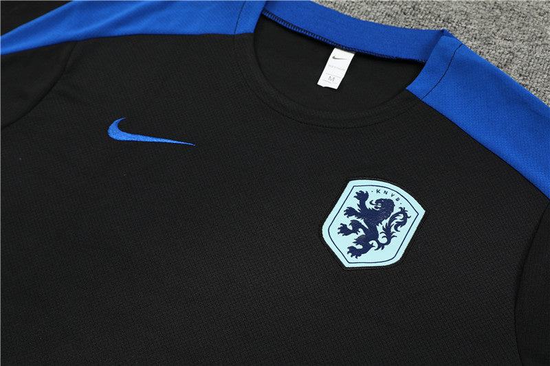 Kit de Treino Holanda 2024/25 - Preto | Pronta entrega