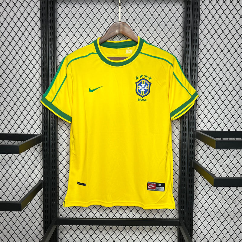 Camisa Brasil 1998 Amarela - Nike