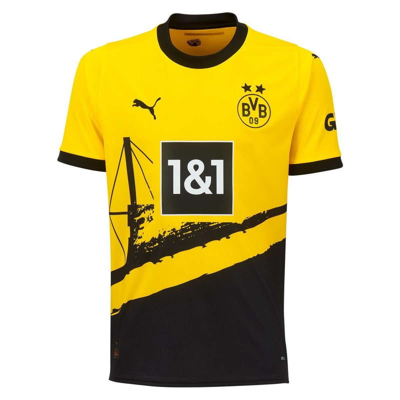 Camisa Borussia Dortmund I 23/24 Puma - Amarelo