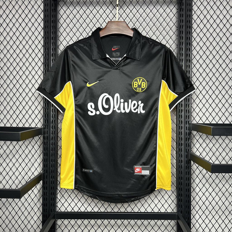 Camisa Borussia Dortmund Retrô 98/99 Nike - Preta