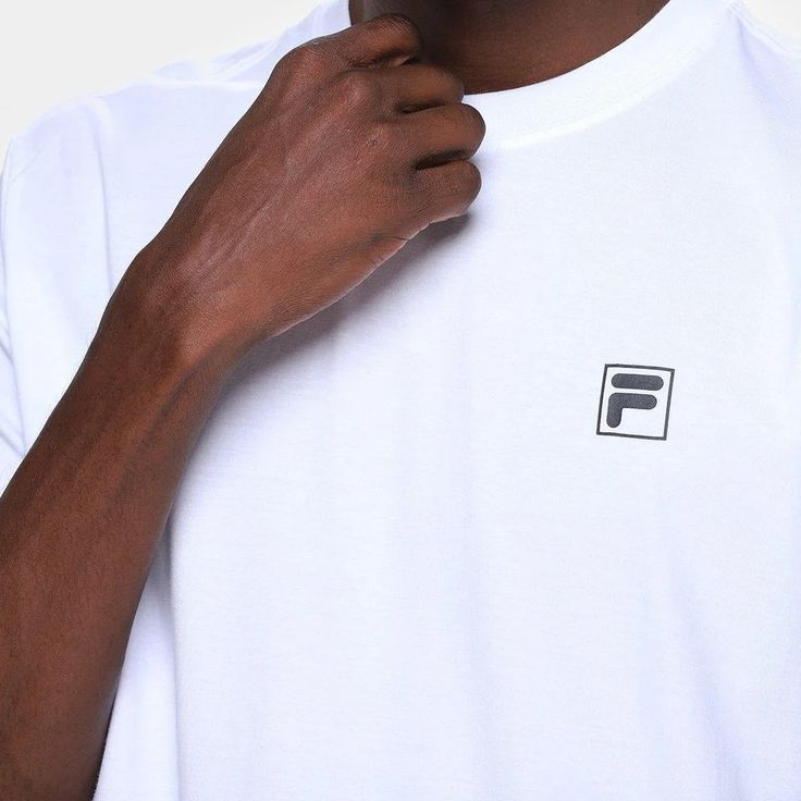 Camiseta Masc. Fila Confort Classic Branca