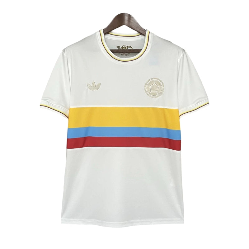 Camisa Seleção Colombia Comemorativa 24/25 Adidas - Branca