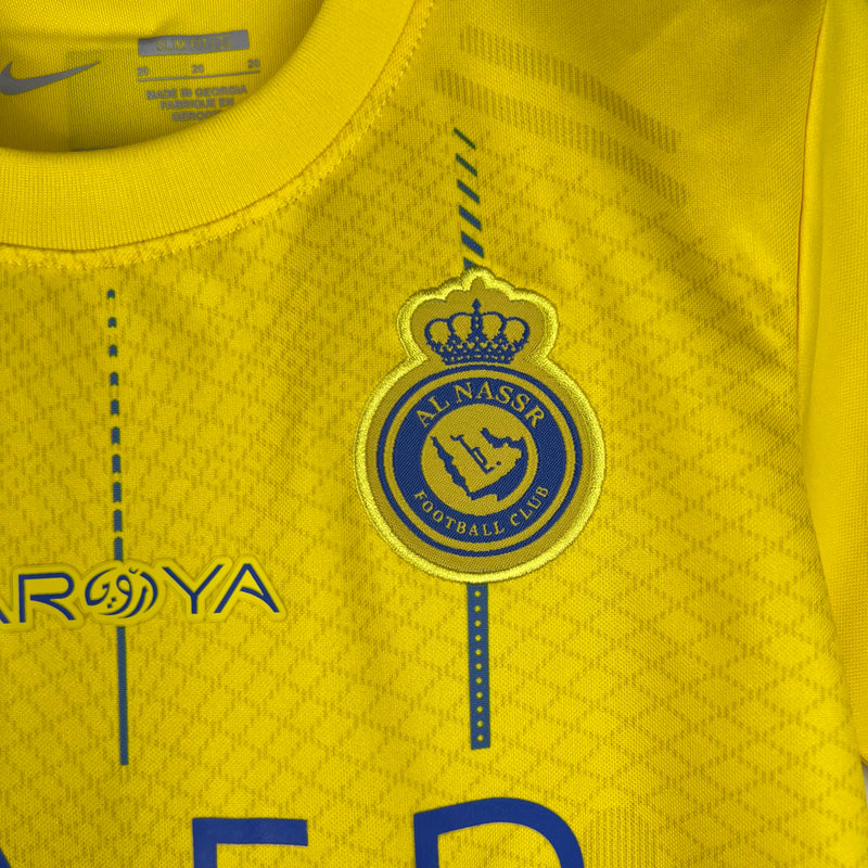 Kit Infantil Al Nassr I 23/24 - Amarela