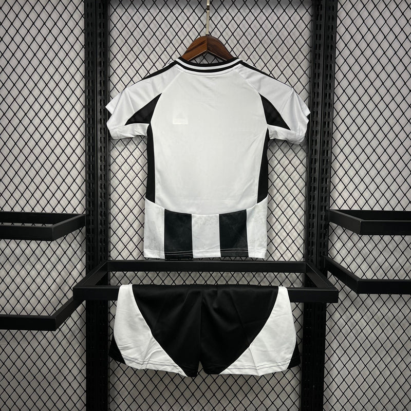 Kit Infantil Juventus 24/25 Adidas - Preto e Branco