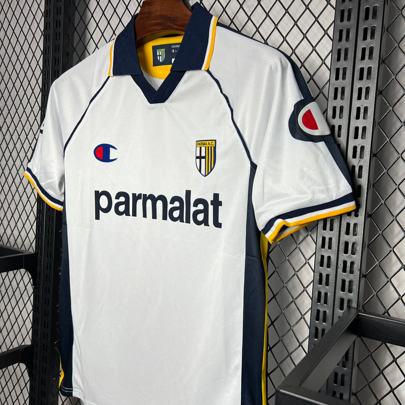 Camisa Parma Retrô 03/04 Champion - Branca