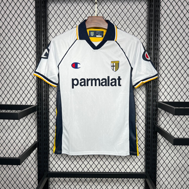 Camisa Parma Retrô 03/04 Champion - Branca