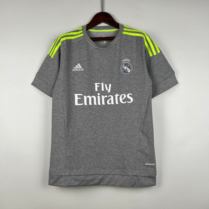 Camisa Real Madrid Retrô 15/16 Adidas - Cinza