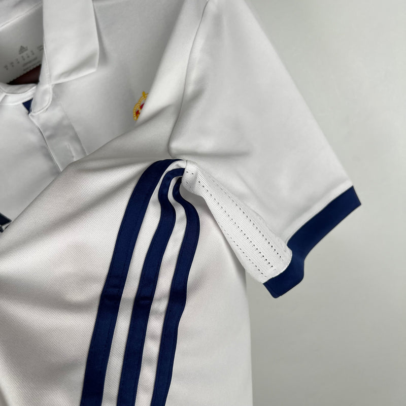 Camisa Real Madrid Retrô 16/17 Adidas - Branca