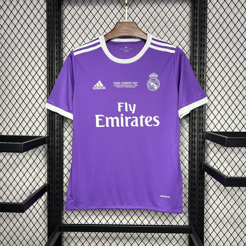 Camisa Real Madrid Retrô 17/18 Adidas - Roxa