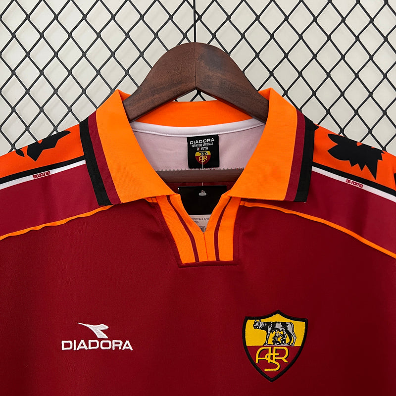 Camisa Roma Retrô 1999 Diadora - Laranja