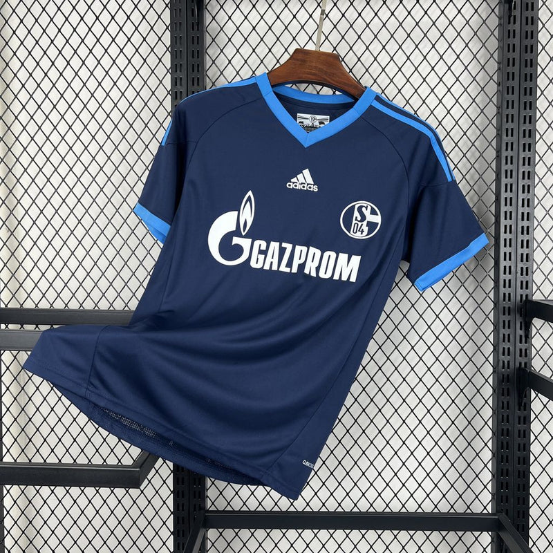 Camisa schalke 04 Retrô 10/11 Adidas - Azul