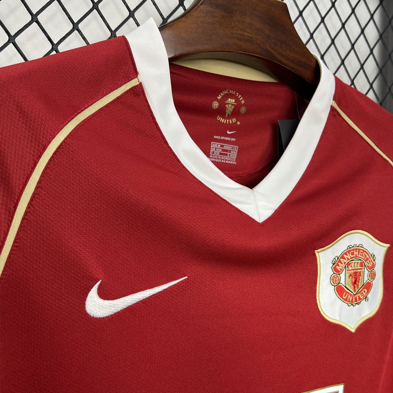 Camisa Manchester United Retrô 06/07 Nike - Vermelha