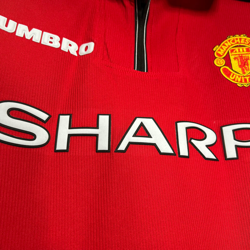 Camisa Manchester United Retrô 98/99 Umbro - Vermelha