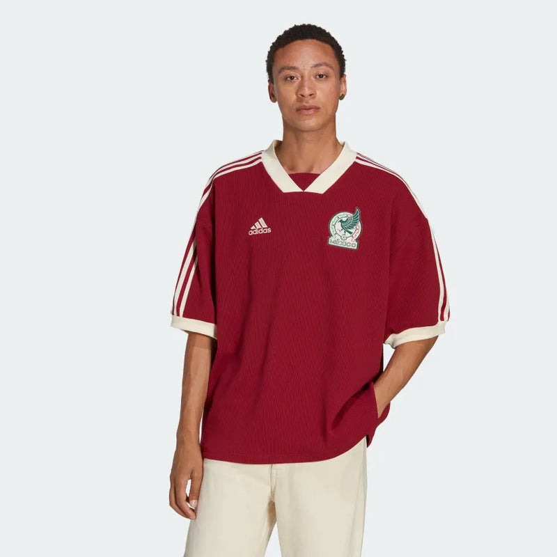 Camisa Vintage Seleção México 2022 Adidas - Vermelha