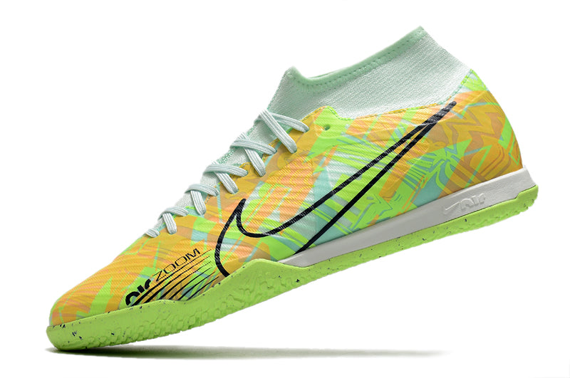 Chuteira Futsal Nike Air Zoom Superfly 9 TF - Verde - Cano Alto