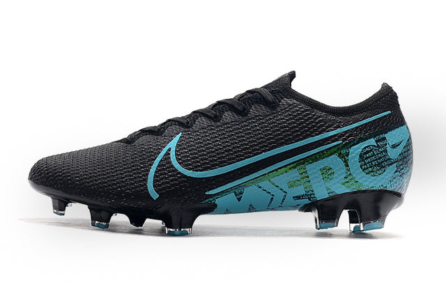 Chuteira Campo Nike Mercurial Vapor 13 Elite FG Azul e Preto - Low