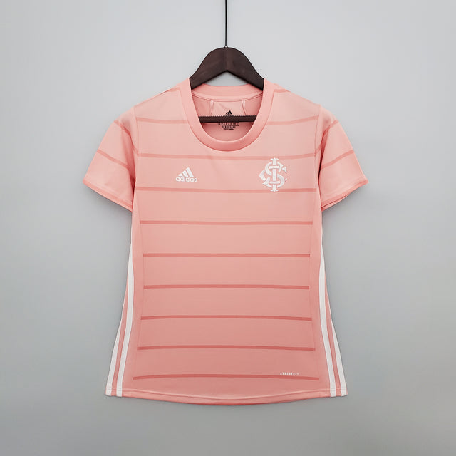 Camisa Feminina Internacional Outubro Rosa 21/22 Adidas - Rosa