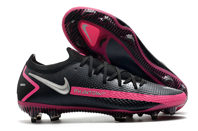 Chuteira Campo Nike Phantom GT Elite FG Black/Pink - Low