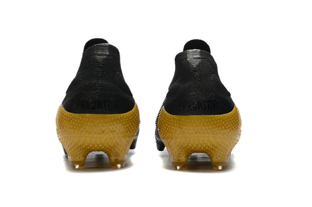 Chuteira Campo Adidas Predator Mutator + FG Black/Gold - Low