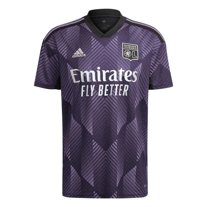 Camisa Olympique Lyon III 22/23 Adidas - Violeta