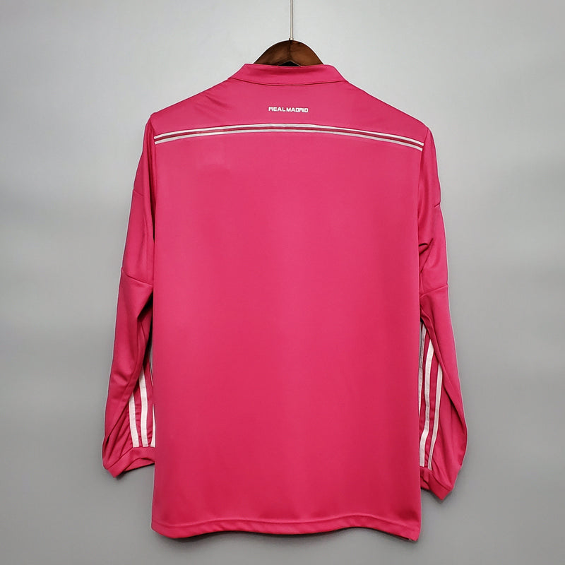 Camisa Manga Longa Real Madrid II 14/15 Adidas - Rosa