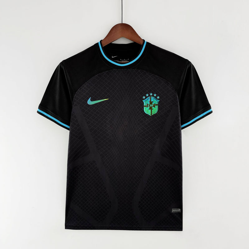 Camisa Seleção Brasil 2022 Nike - Preto - Conceito Preto