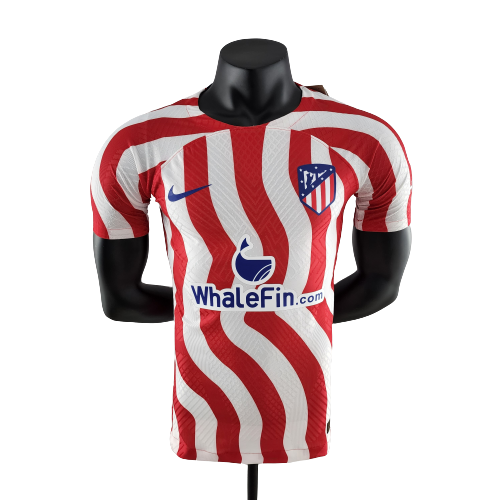 Camisa Atlético de Madrid I 22/23 Vermelha e Branca - Nike - Masculino Jogador