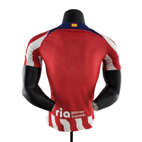 Camisa Atlético de Madrid I 22/23 Vermelha e Branca - Nike - Masculino Jogador