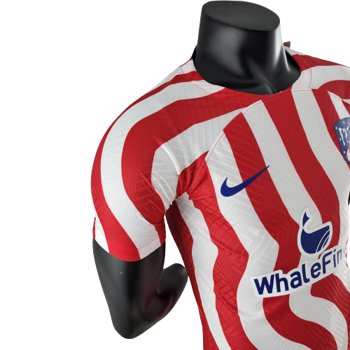 Camisa Atlético de Madrid I 22/23 Vermelha e Branca - Nike - Masculino Jogador